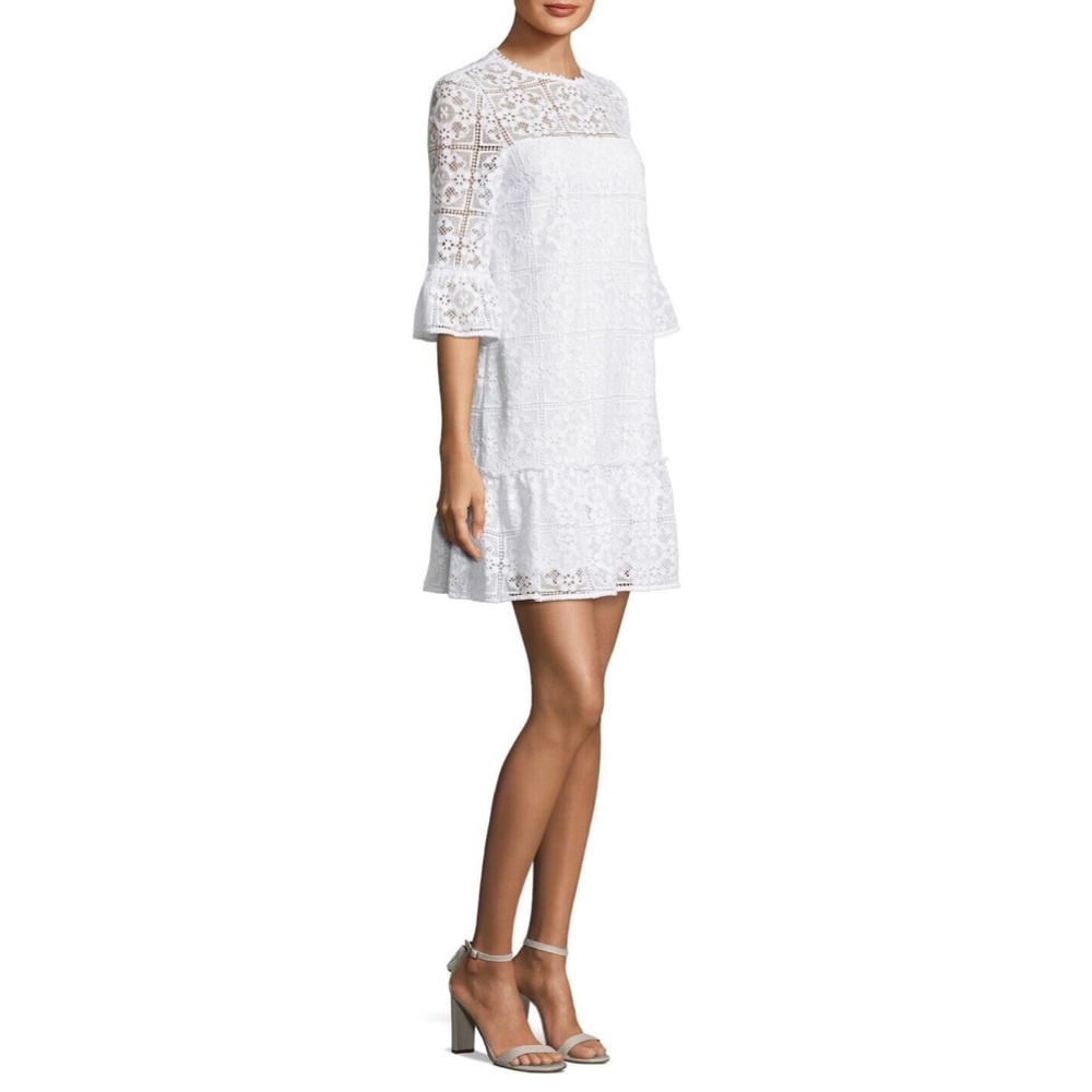 Kate Spade Lace Flounce Shift Dress